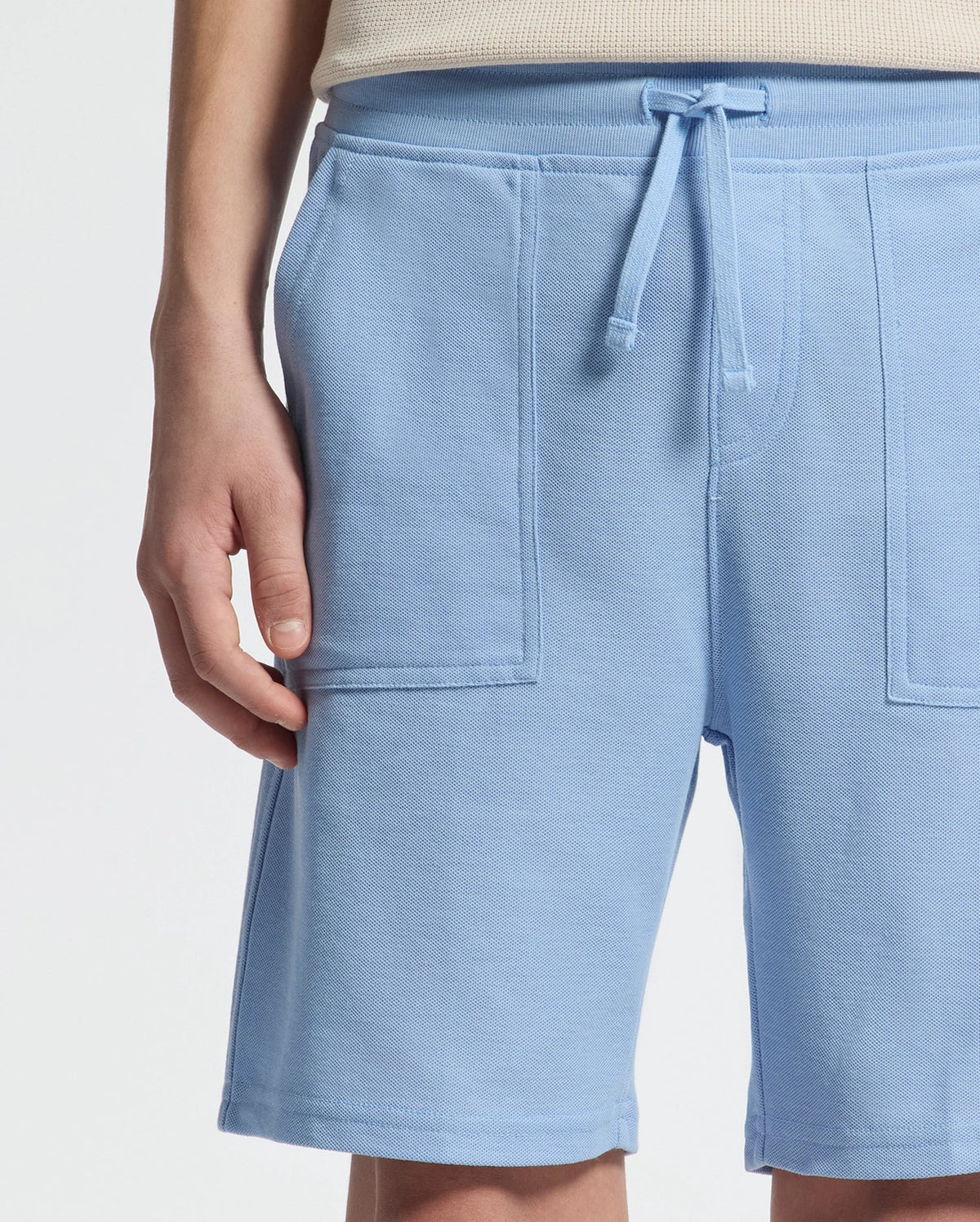 Premium KIDS TAYLOR LIGHT PIQUE SWEATSHORT 3 34- 7 38 - B0R344F200