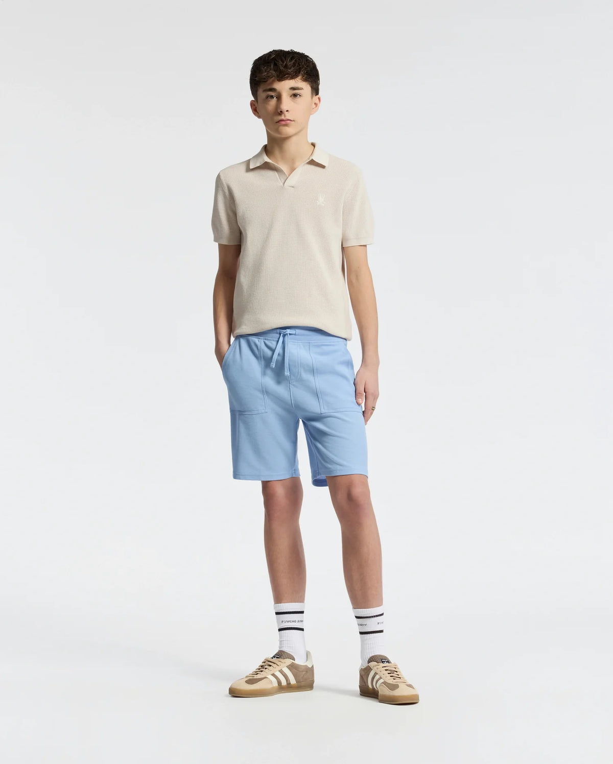 Premium KIDS TAYLOR LIGHT PIQUE SWEATSHORT 3 34- 7 38 - B0R344F200