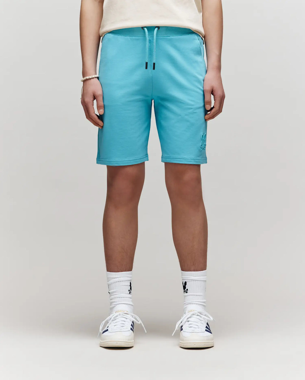 Premium KIDS LEVANZO EMBROIDERED MICRO FRENCH TERRY SWEATSHORT 3 12- 7 14 - B0R578F200