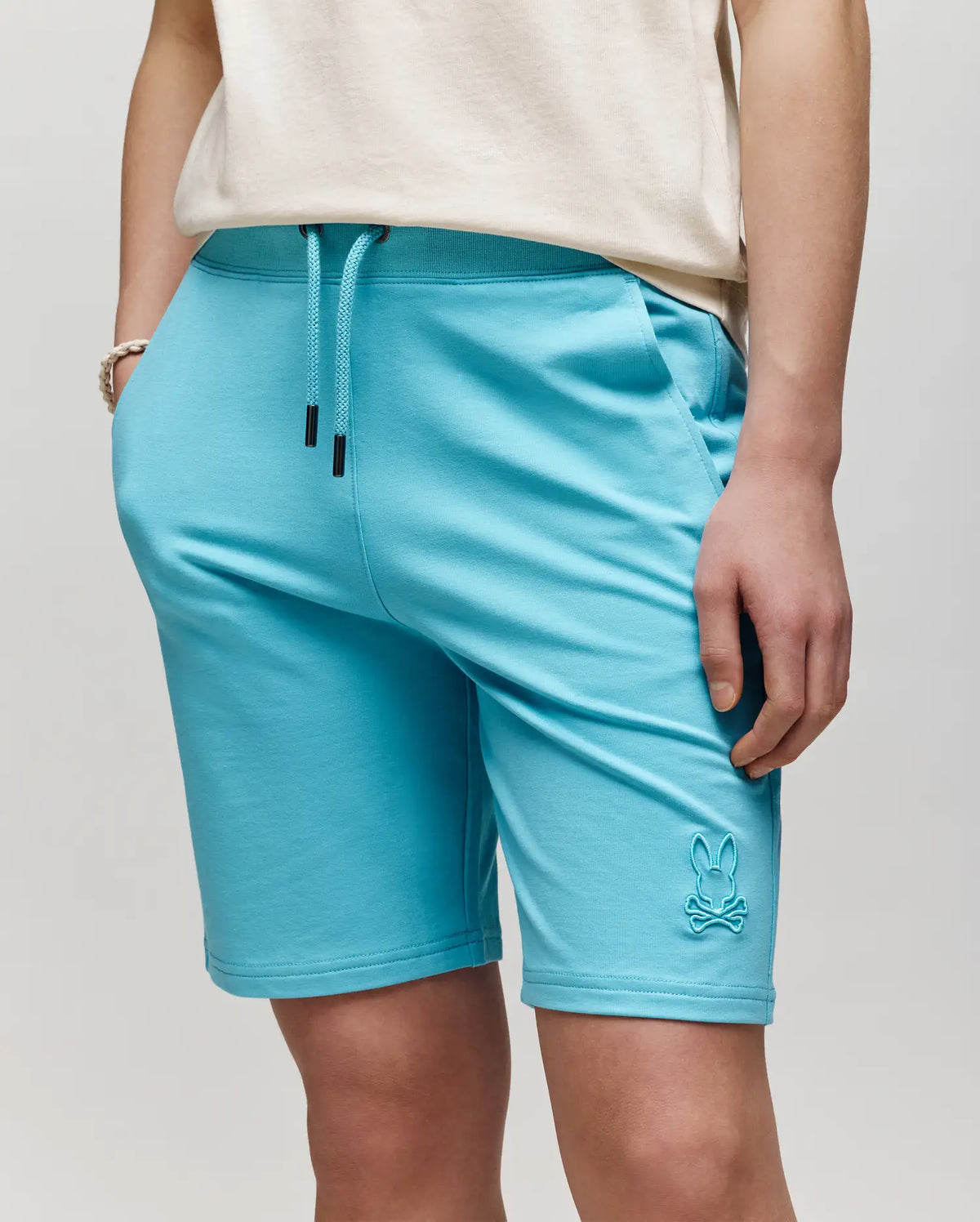 Premium KIDS LEVANZO EMBROIDERED MICRO FRENCH TERRY SWEATSHORT 3 12- 7 14 - B0R578F200