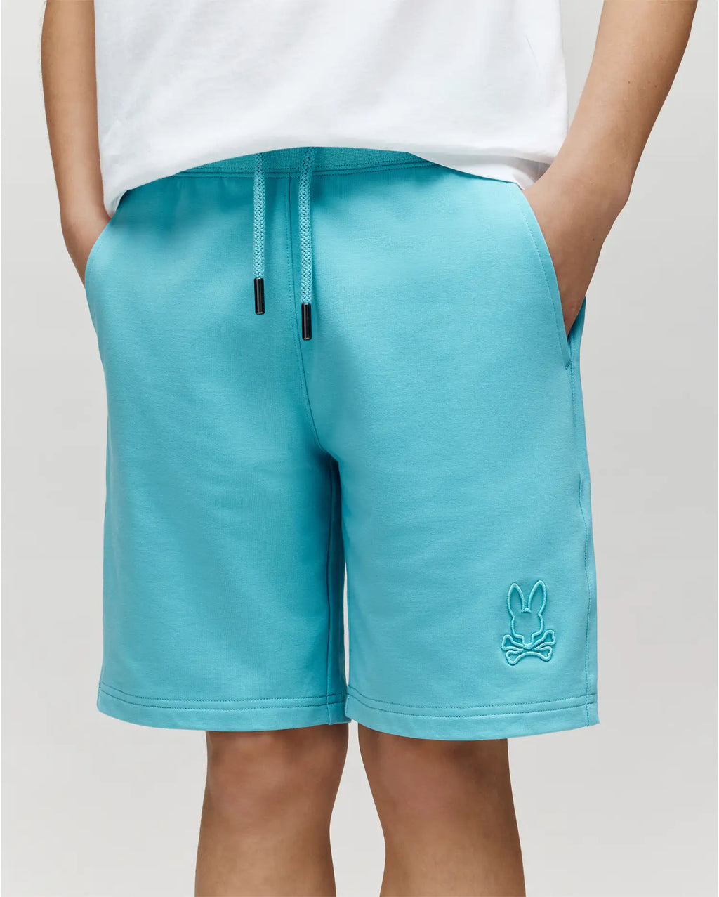 Premium KIDS LEVANZO EMBROIDERED MICRO FRENCH TERRY SWEATSHORT 3 12- 7 14 - B0R578F200