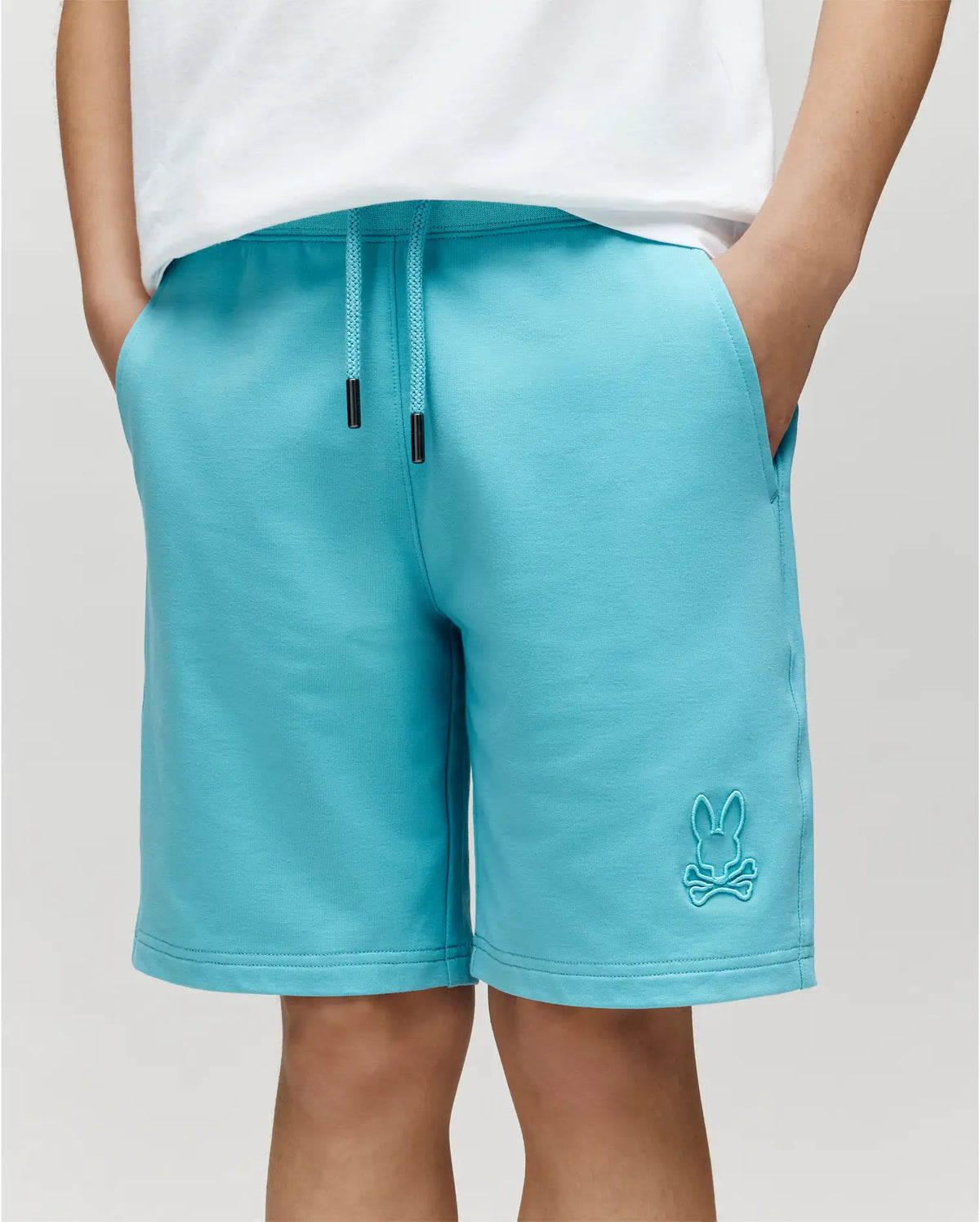 Premium KIDS LEVANZO EMBROIDERED MICRO FRENCH TERRY SWEATSHORT 3 12- 7 14 - B0R578F200