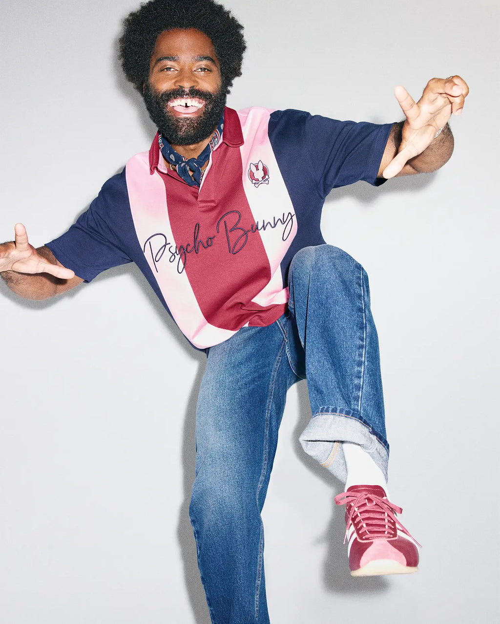 Premium MENS CHAD OVERSIZED STRIPED POLO