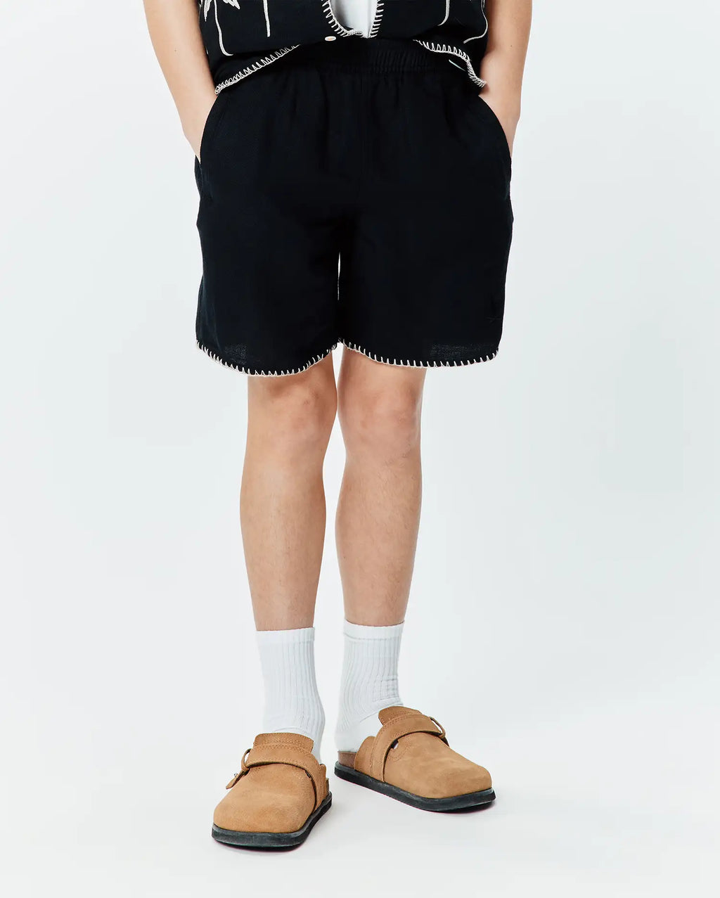 Premium KIDS BRAD LINEN SHORT 4- 8 14