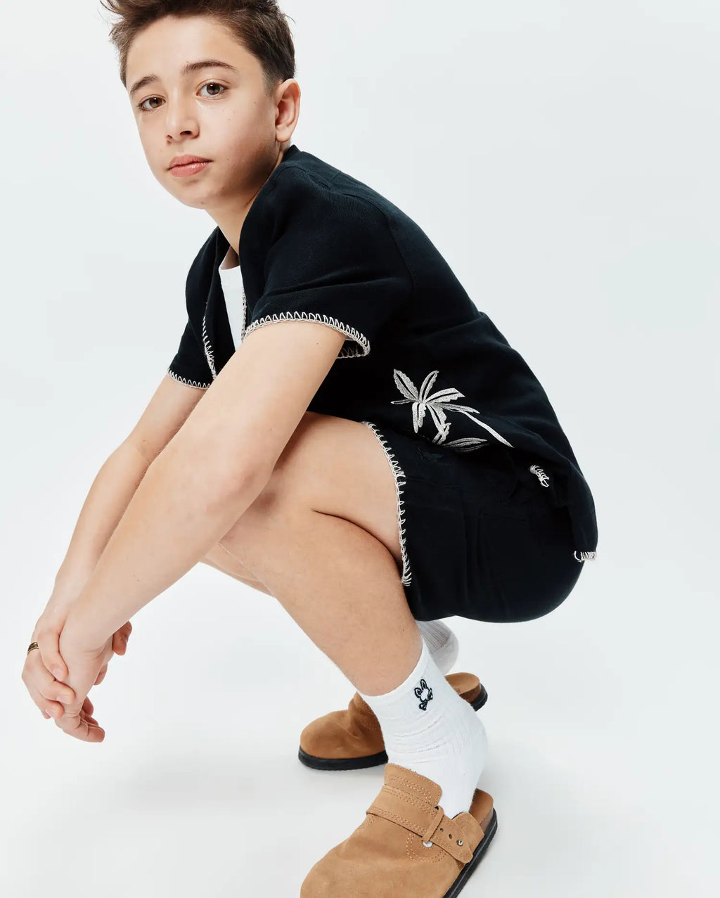 Premium KIDS BRAD LINEN SHORT 4- 8 14