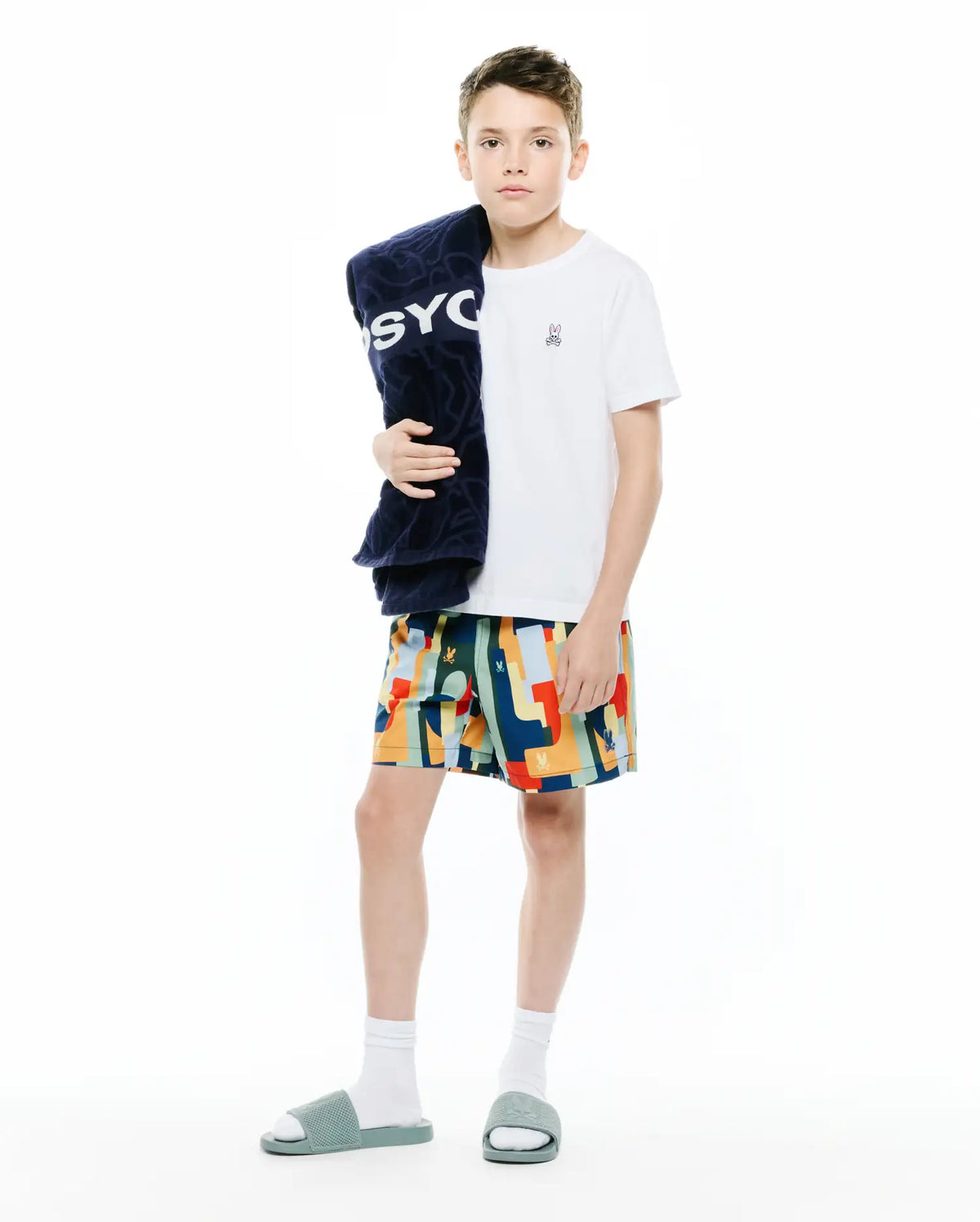 Premium KIDS WES ALL OVER PRINT SWIM TRUNK