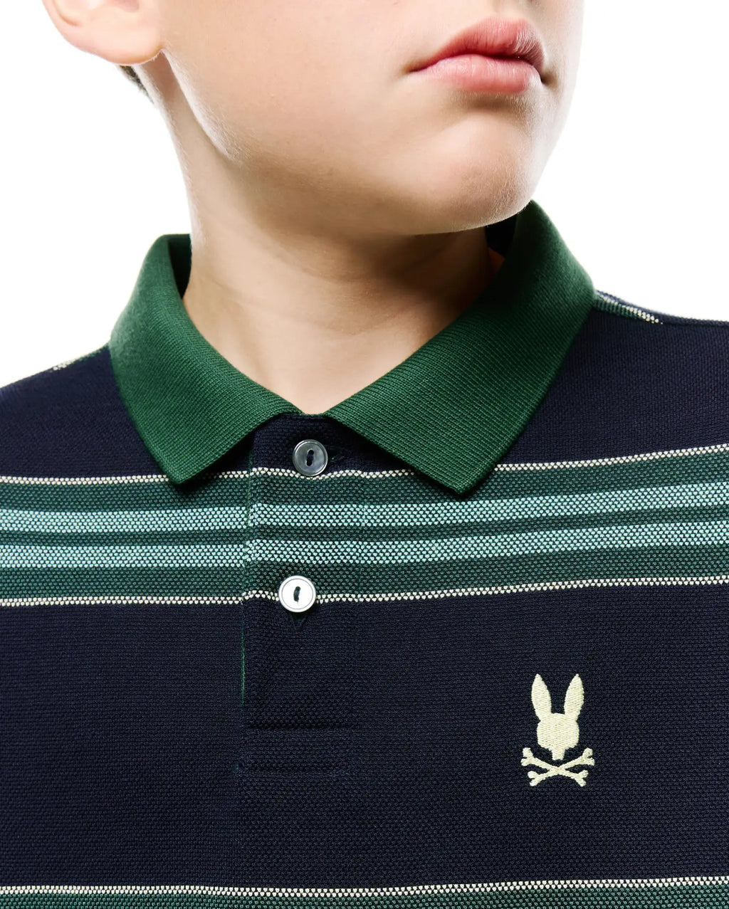 Premium KIDS DREW LONG SLEEVE PIQUE POLO