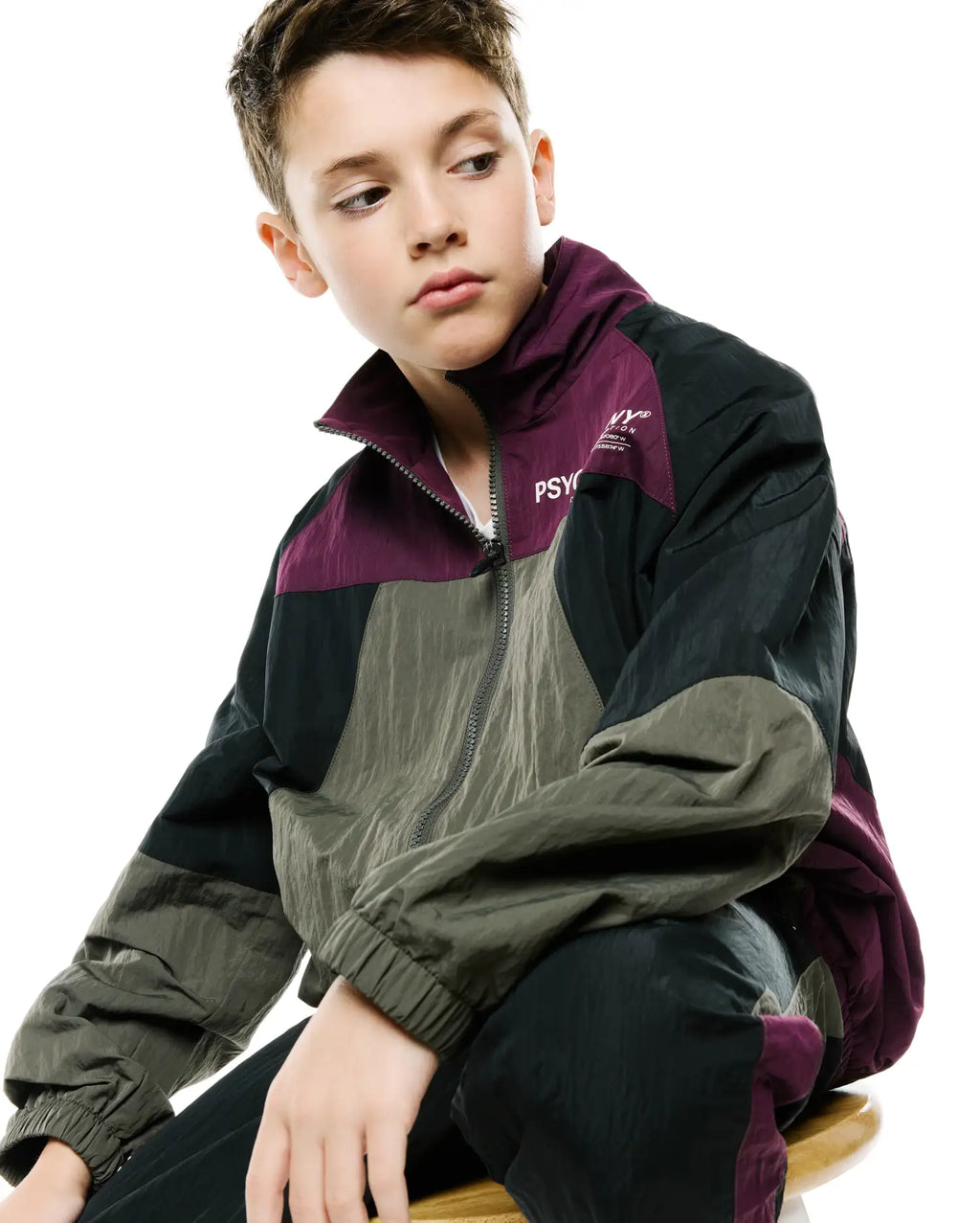 Premium KIDS ALDER NYLON COLORBLOCK JACKET
