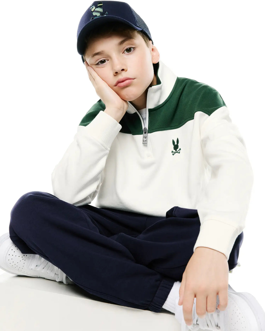Premium KIDS GABE QUARTER ZIP SWEATSHIRT