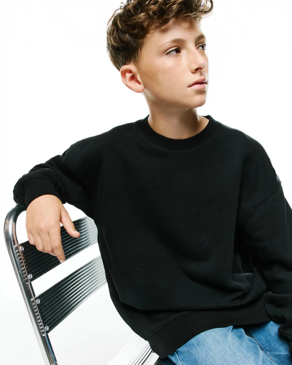 Premium KIDS CEDRICK JACQUARD SWEATSHIRT
