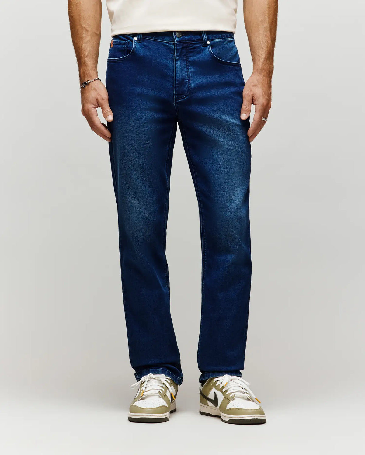 Premium MENS ACE KNIT STRAIGHT LEG DENIM PANT 32 L