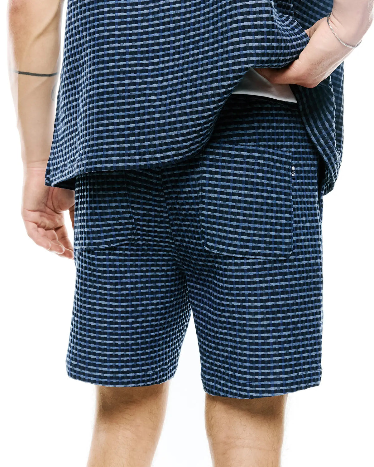 Premium MENS ERIK RAISED CHECK SHORT 7