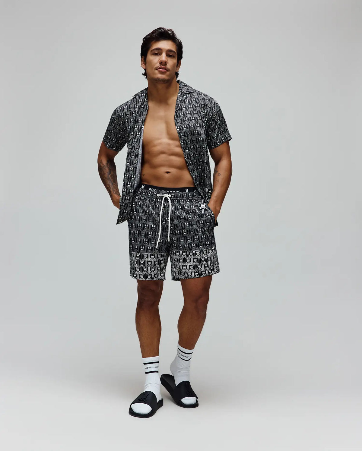 Premium MENS KEON ALL OVER BUNNY SWIM TRUNK 6