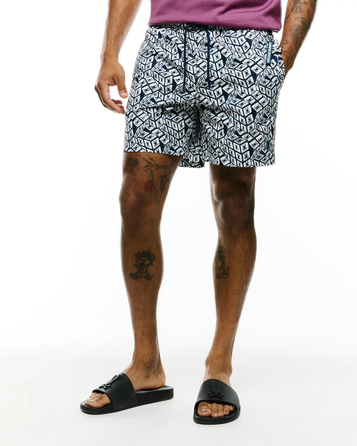 Premium MENS EDDY GRAPHIC SWIM TRUNKS