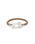 Premium MENS BRAIDED LEATHER BRACELET