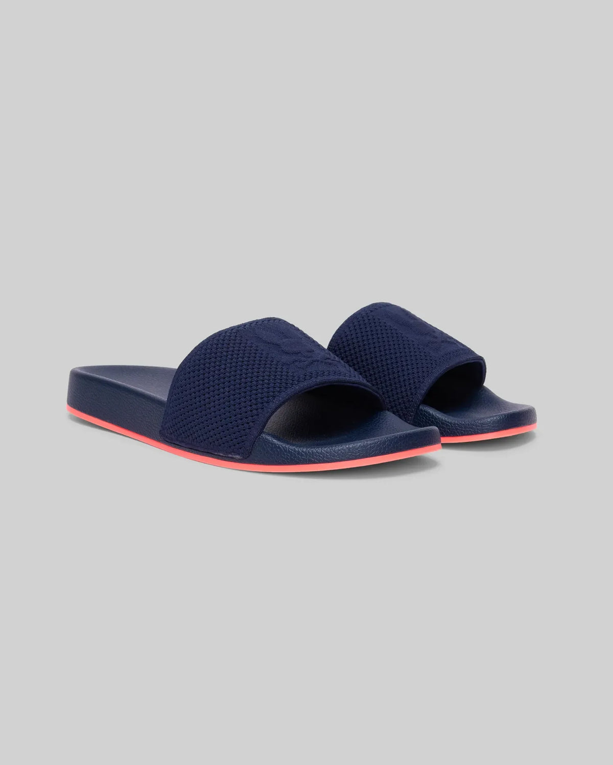Premium MENS CONTRAST SOLE KNIT SLIDES