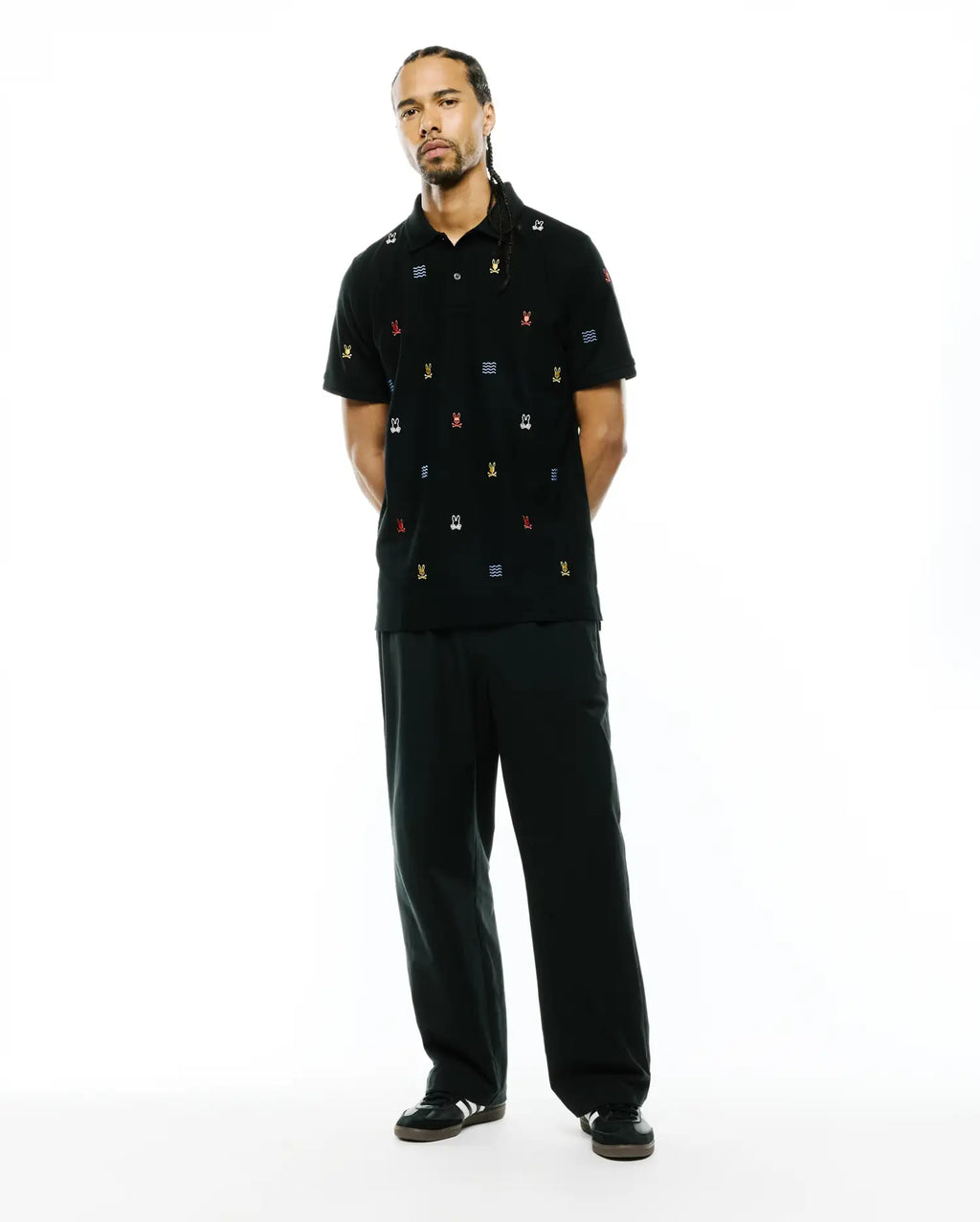 Premium MENS COLIN ALL-OVER PIQUE POLO