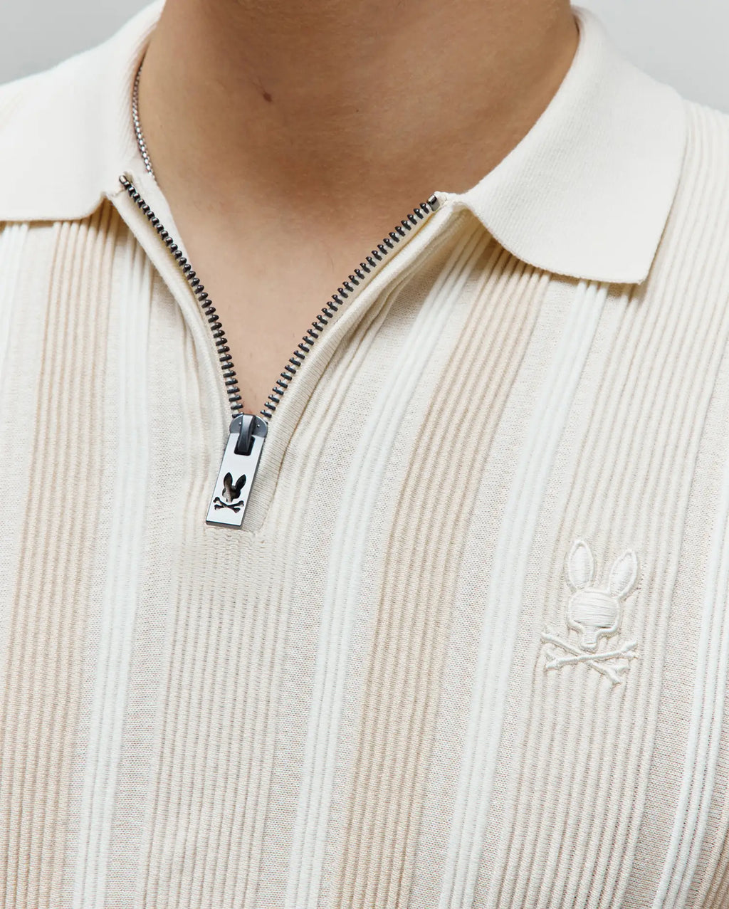 Premium MENS CLIFF KNIT ZIP POLO