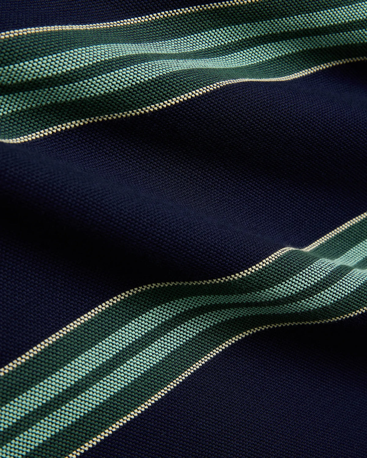 Premium MENS DREW STRIPED PIQUE POLO