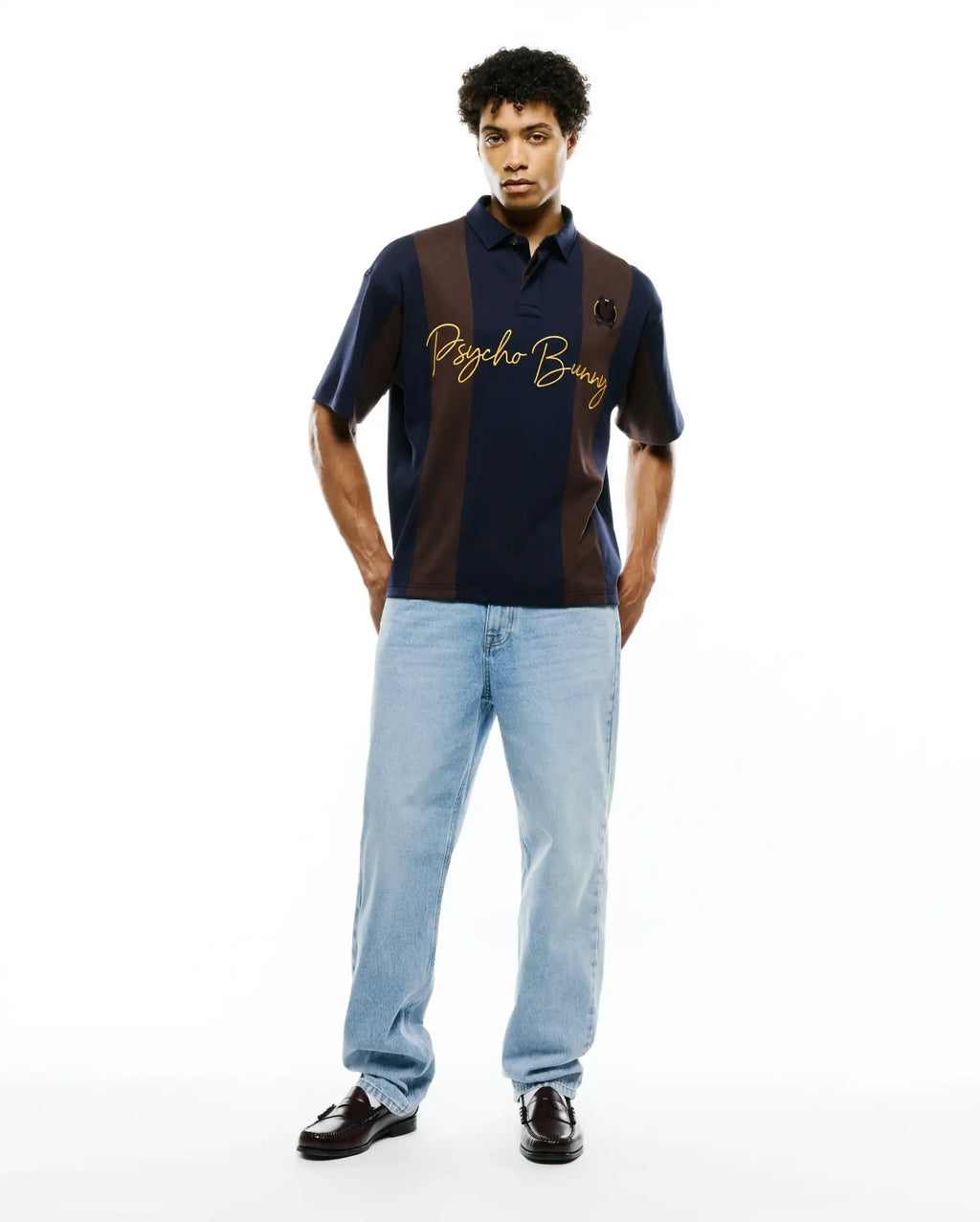 Premium MENS CHAD OVERSIZED STRIPED POLO