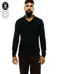 Premium MENS LEROY LONG SLEEVE KNIT POLO