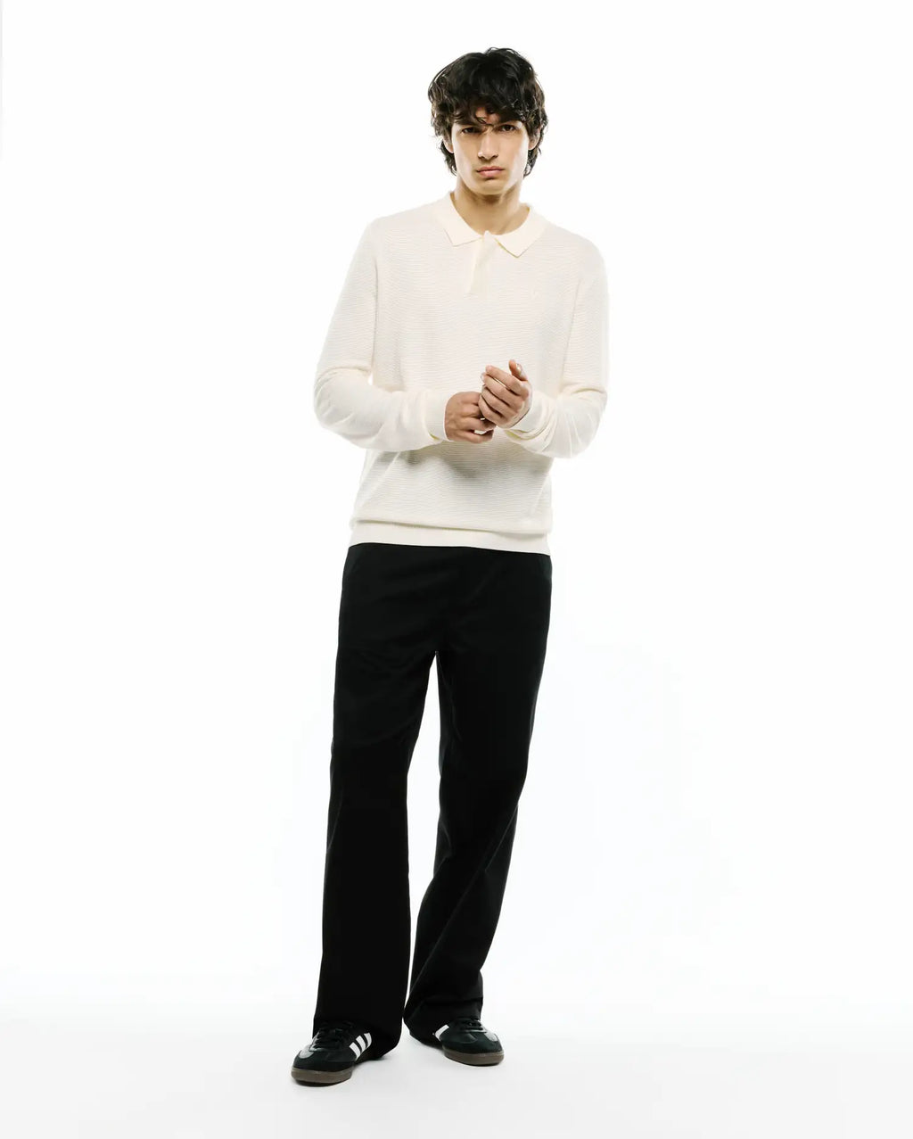 Premium MENS LEROY LONG SLEEVE POLO