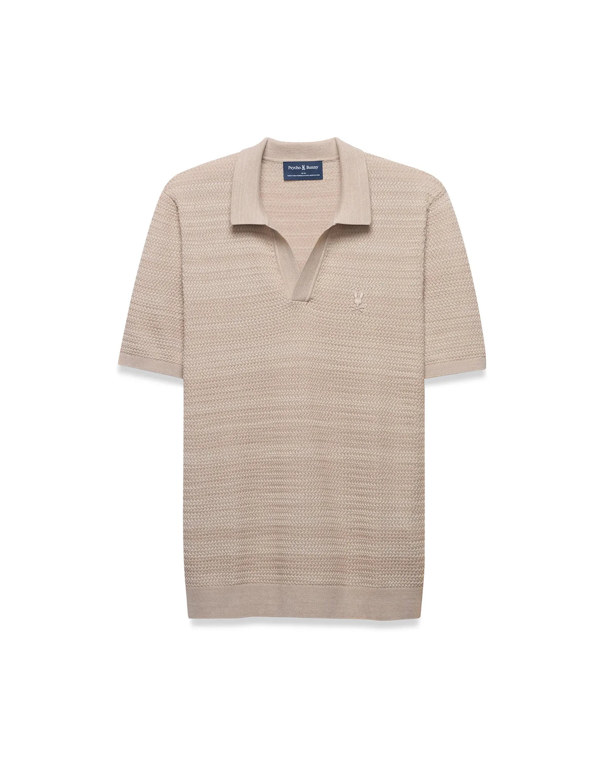 Premium MENS DEVON BRAIDED KNIT POLO