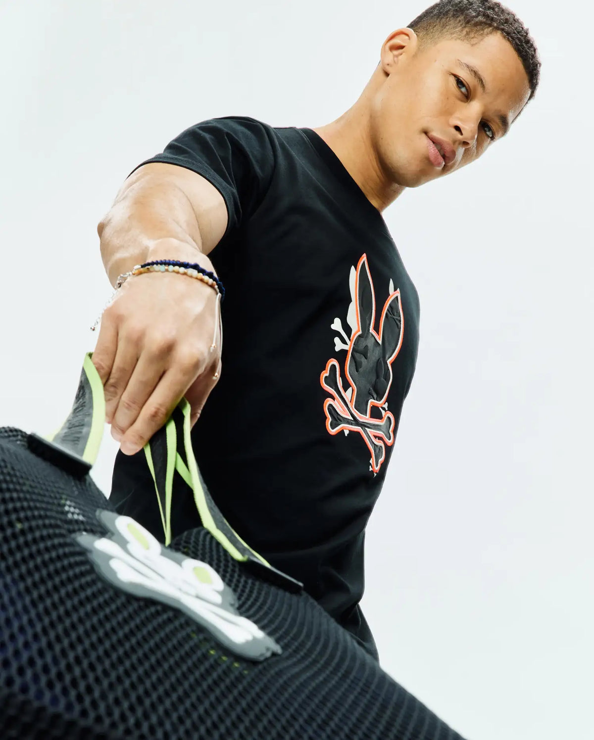 Premium MENS TANNER BUNNY GRAPHIC TEE