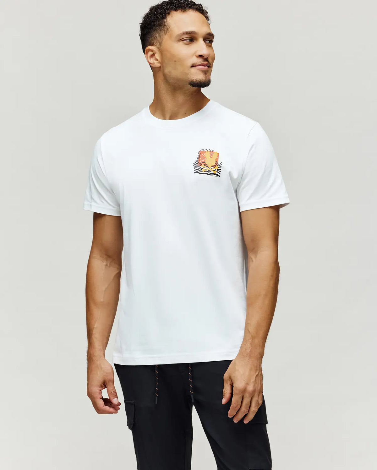 Premium MENS CRAZY BUNNY GRAPHIC TEE