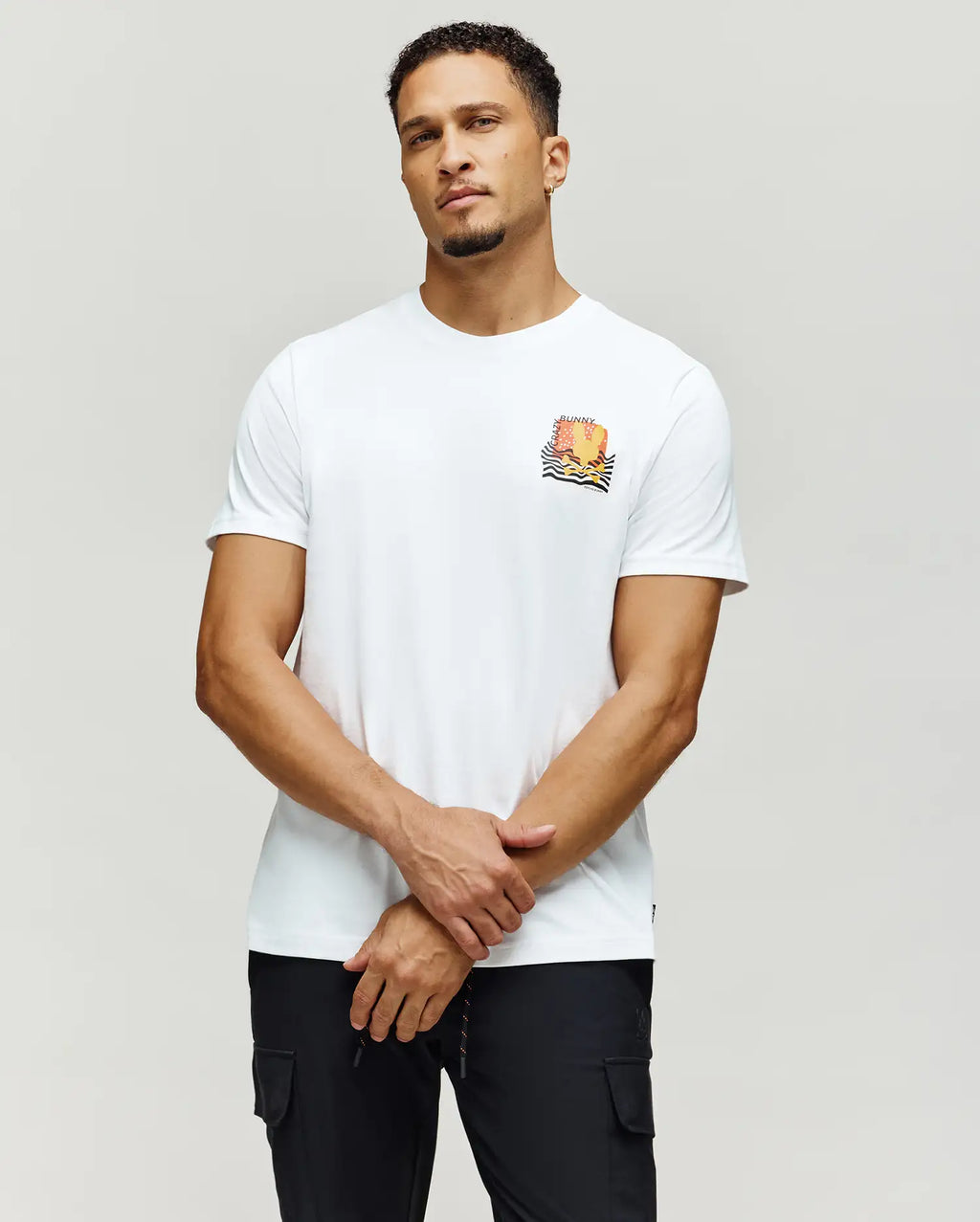 Premium MENS CRAZY BUNNY GRAPHIC TEE