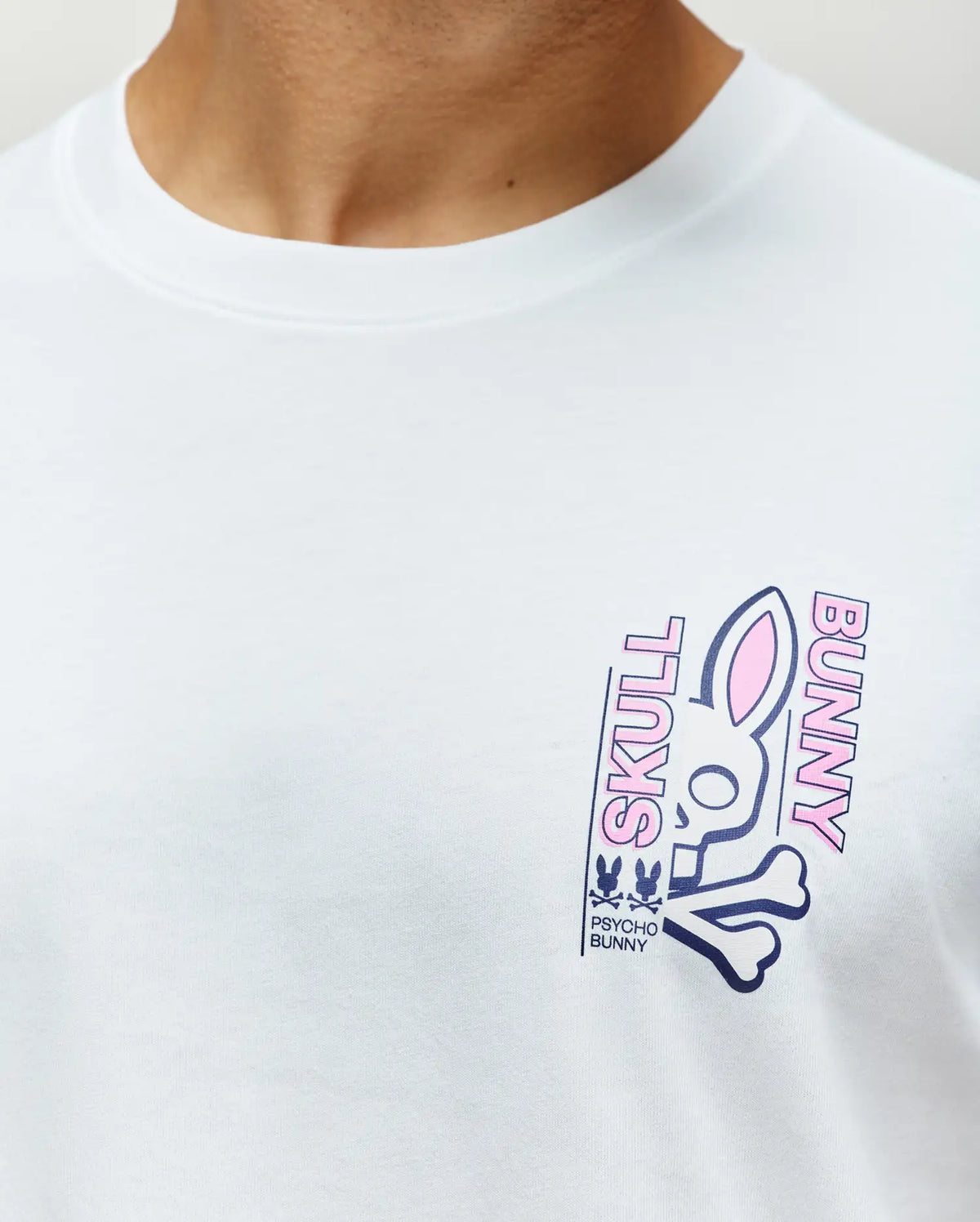 Premium MENS SKULL BUNNY GRAPHIC TEE