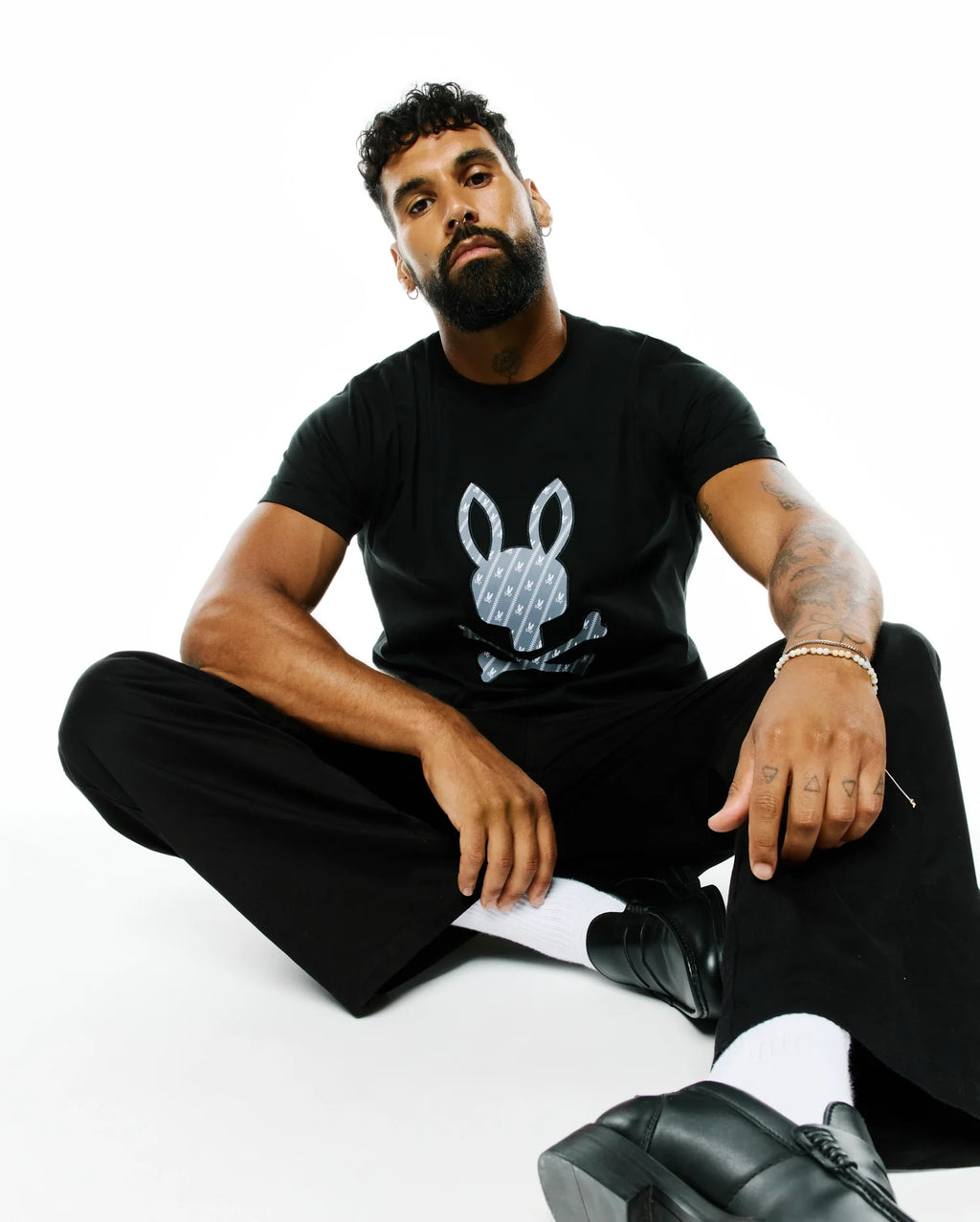 Premium MENS JADEN APPLIQUÉ GRAPHIC TEE