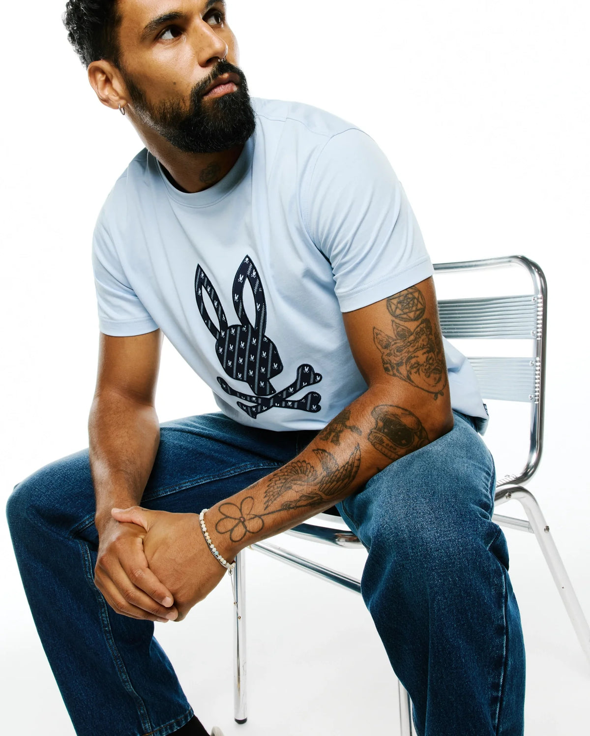 Premium MENS JADEN APPLIQUÉ GRAPHIC TEE