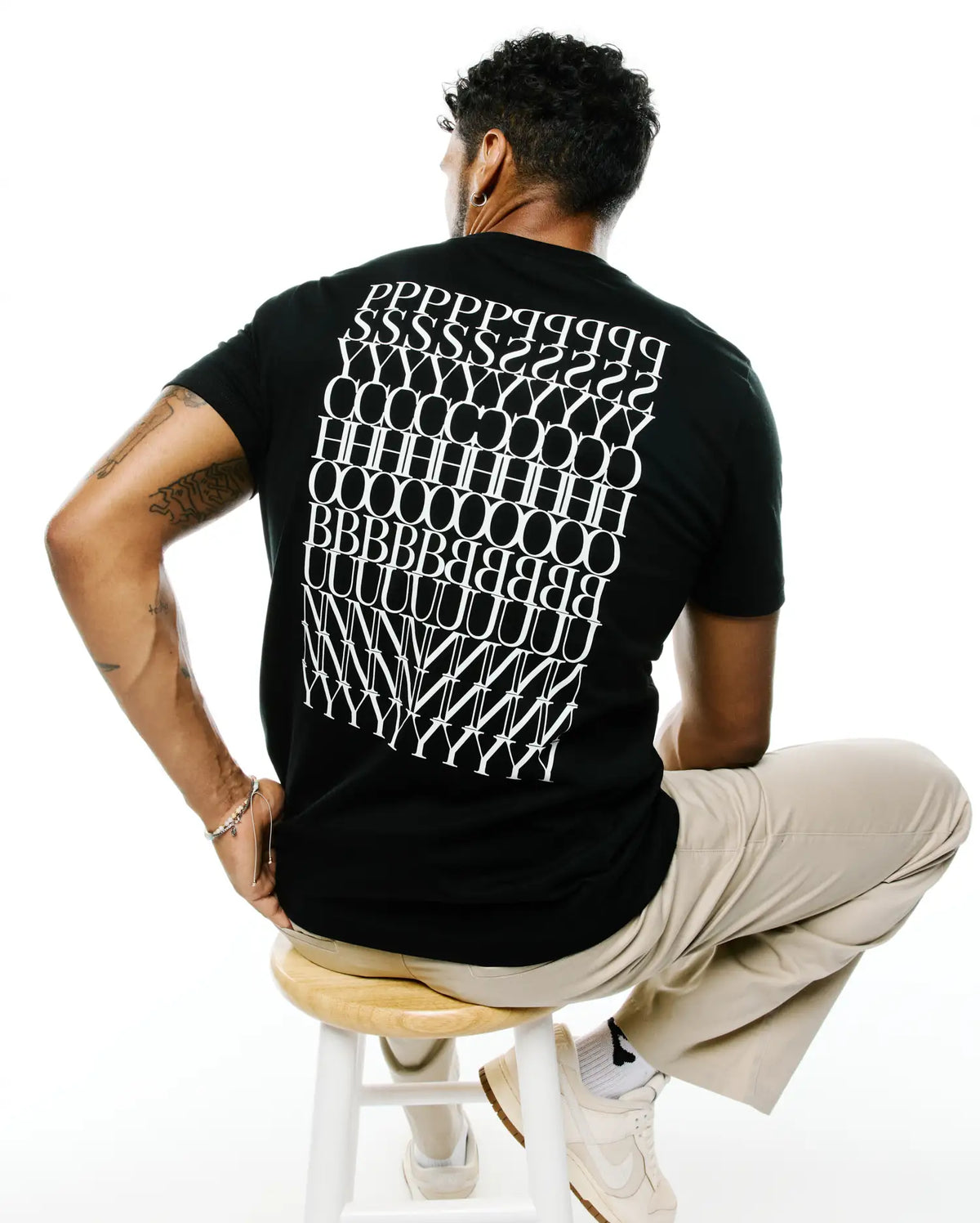 Premium MENS PIERS PIMA COTTON BACK GRAPHIC TEE