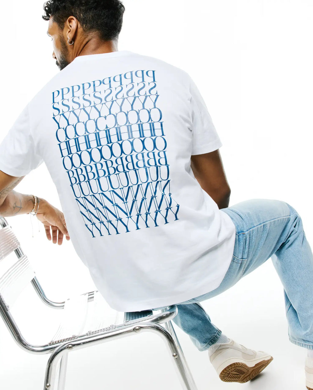 Premium MENS PIERS PIMA COTTON BACK GRAPHIC TEE