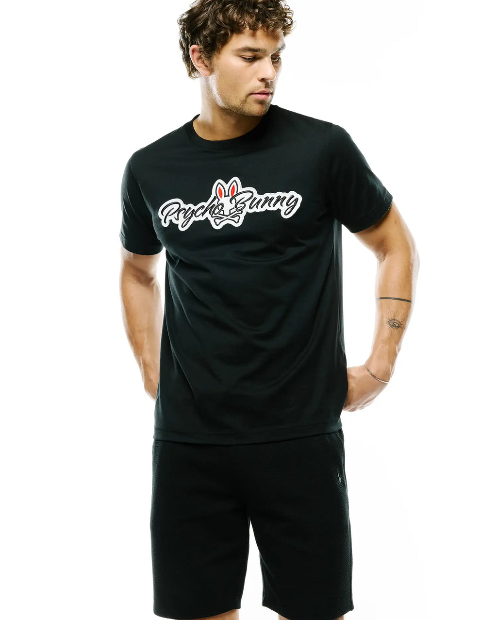 Premium MENS JAYDON PIMA COTTON LOGO TEE