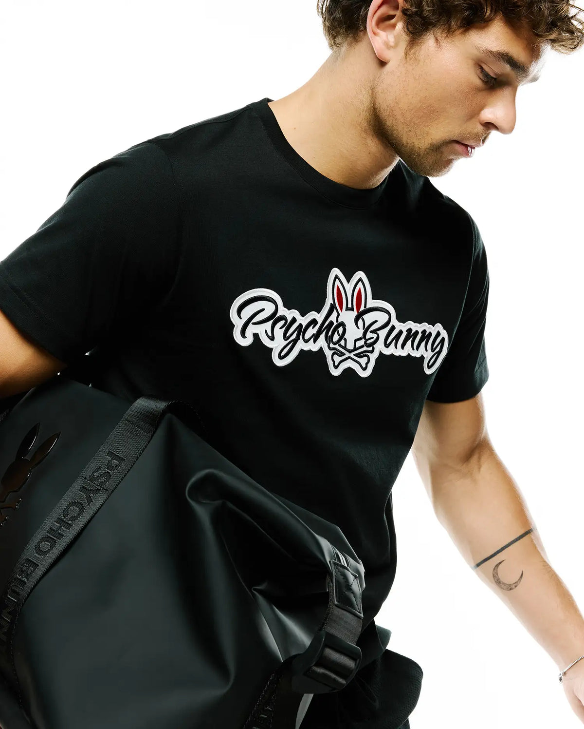 Premium MENS JAYDON PIMA COTTON LOGO TEE