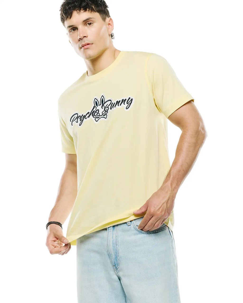 Premium MENS JAYDON PIMA COTTON LOGO TEE