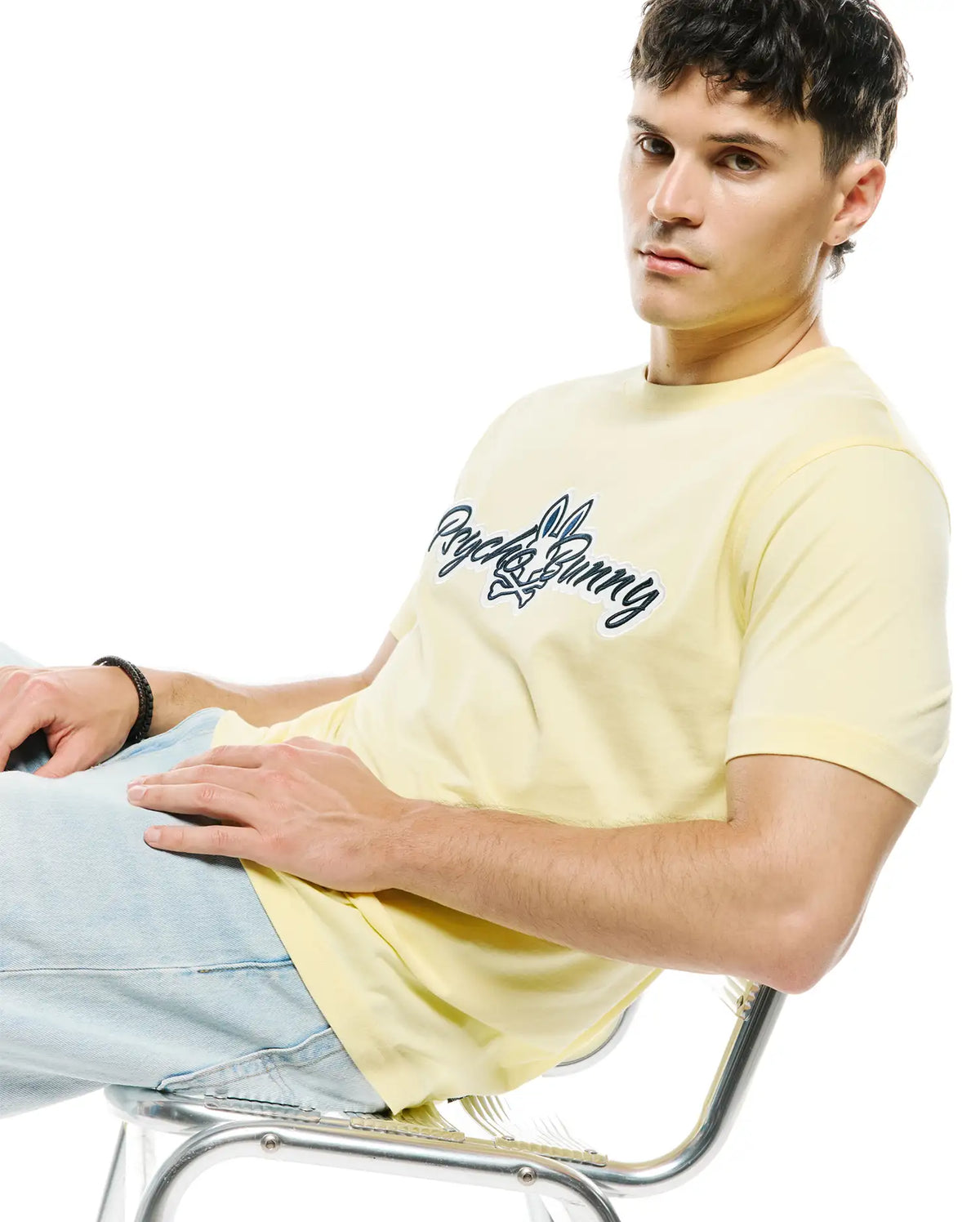 Premium MENS JAYDON PIMA COTTON LOGO TEE