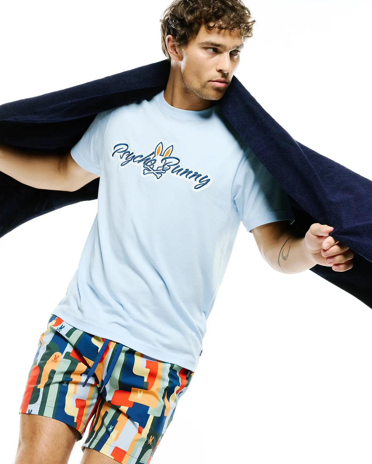 Premium MENS JAYDON PIMA COTTON LOGO TEE