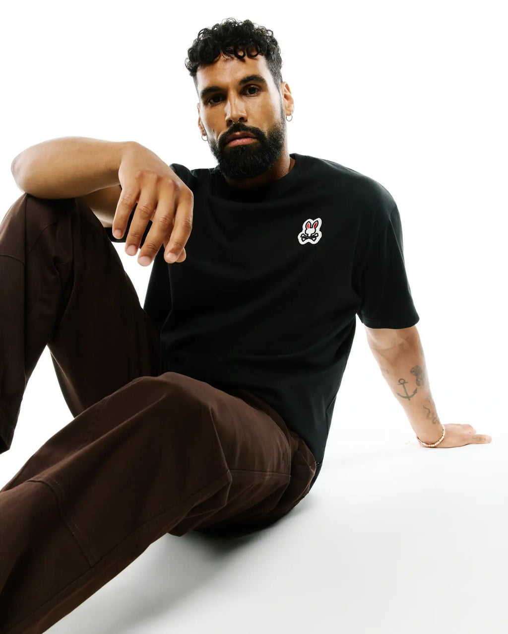 Premium MENS JAYDON PIMA COTTON OVERSIZED-FIT TEE
