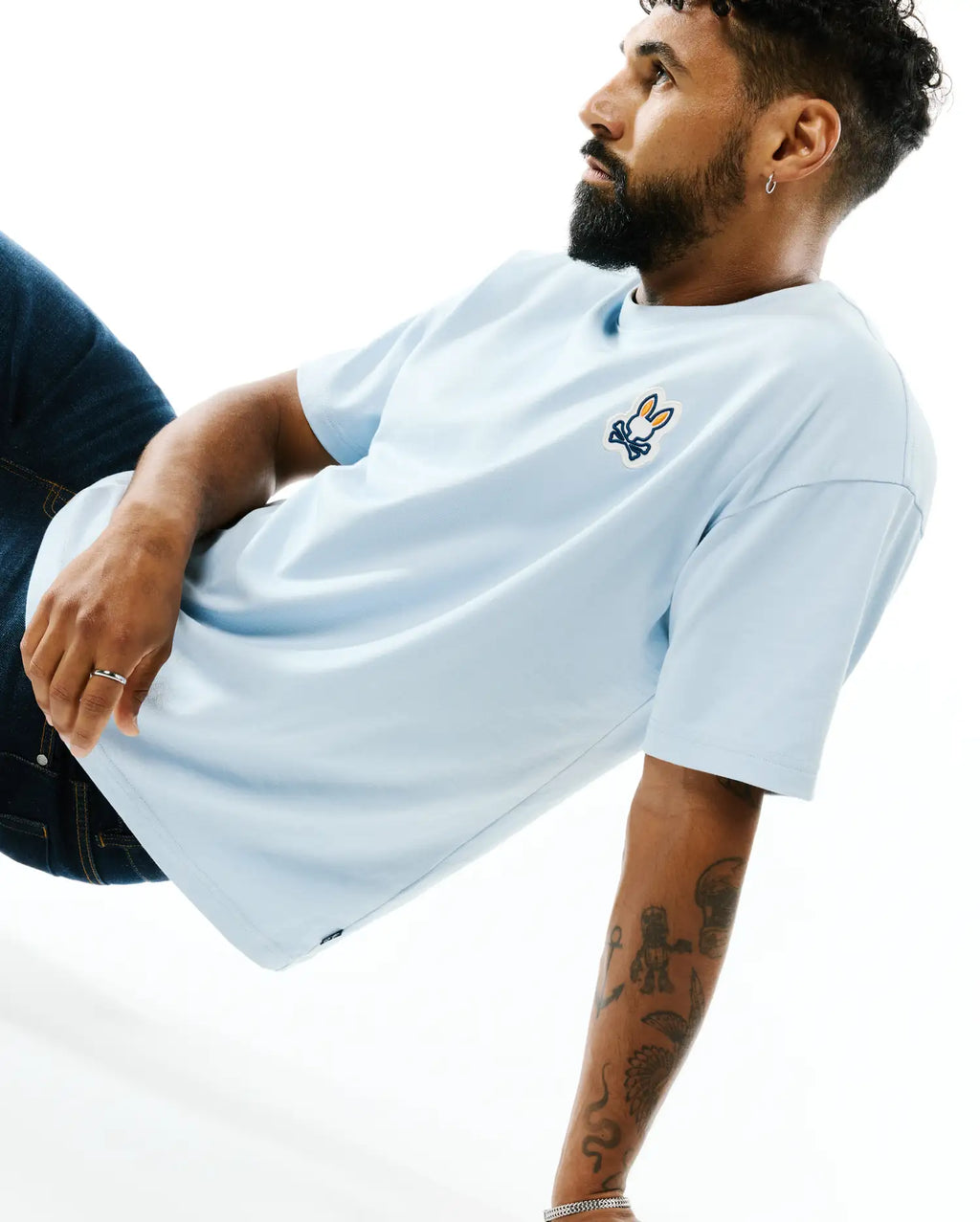 Premium MENS JAYDON PIMA COTTON OVERSIZED-FIT TEE