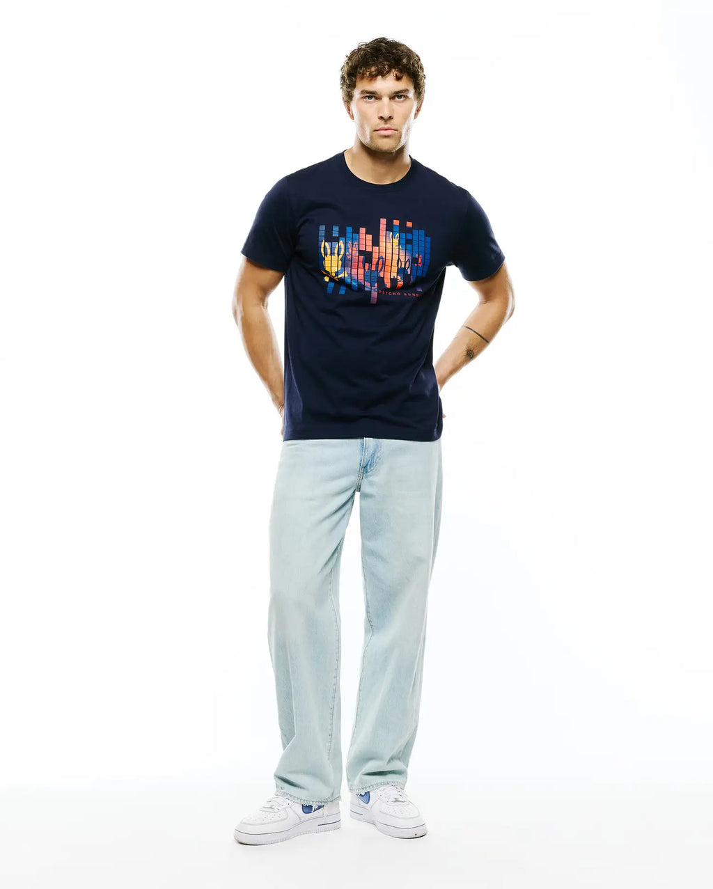 Premium MENS ZANDER PIMA COTTON GRAPHIC TEE