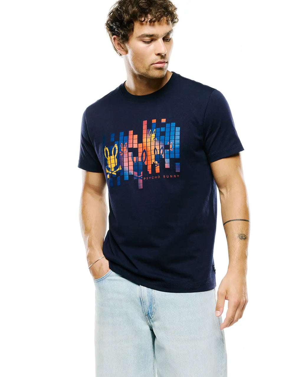 Premium MENS ZANDER PIMA COTTON GRAPHIC TEE
