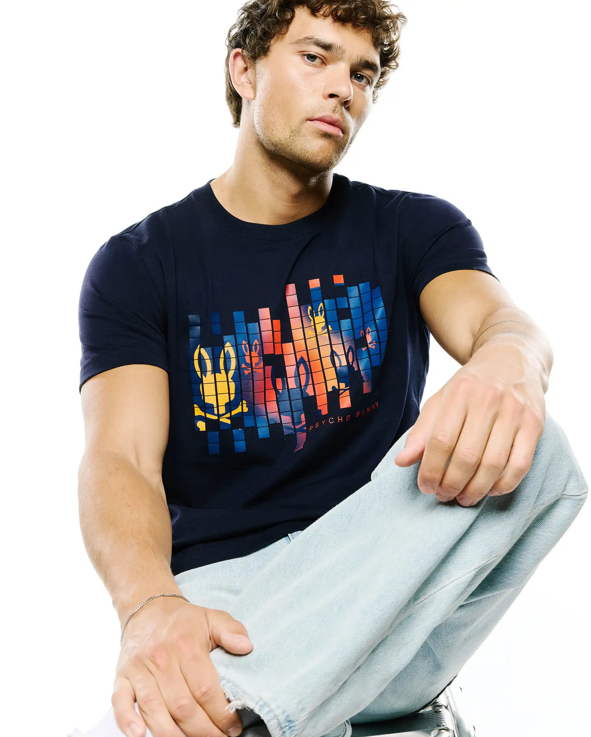 Premium MENS ZANDER PIMA COTTON GRAPHIC TEE