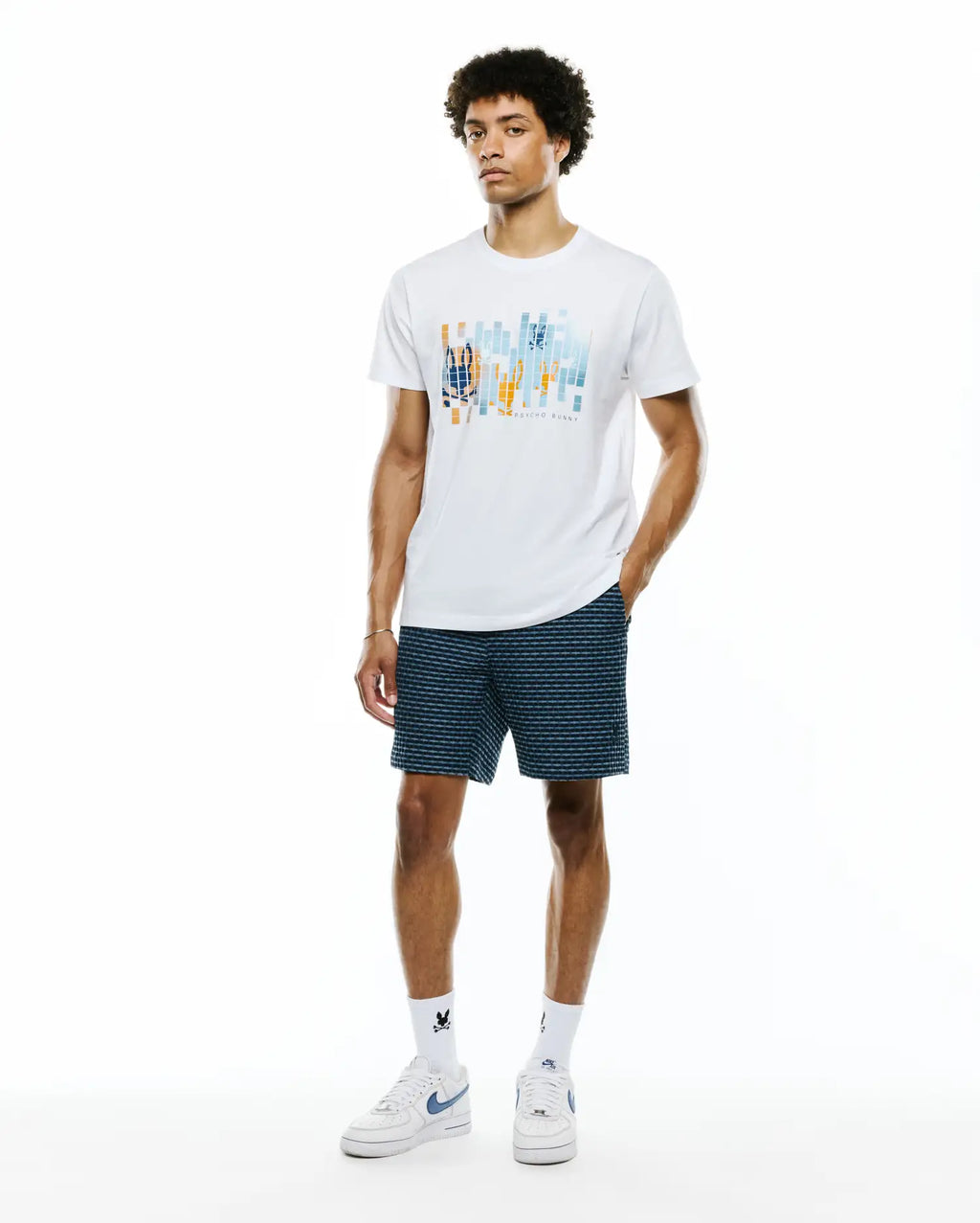 Premium MENS ZANDER PIMA COTTON GRAPHIC TEE