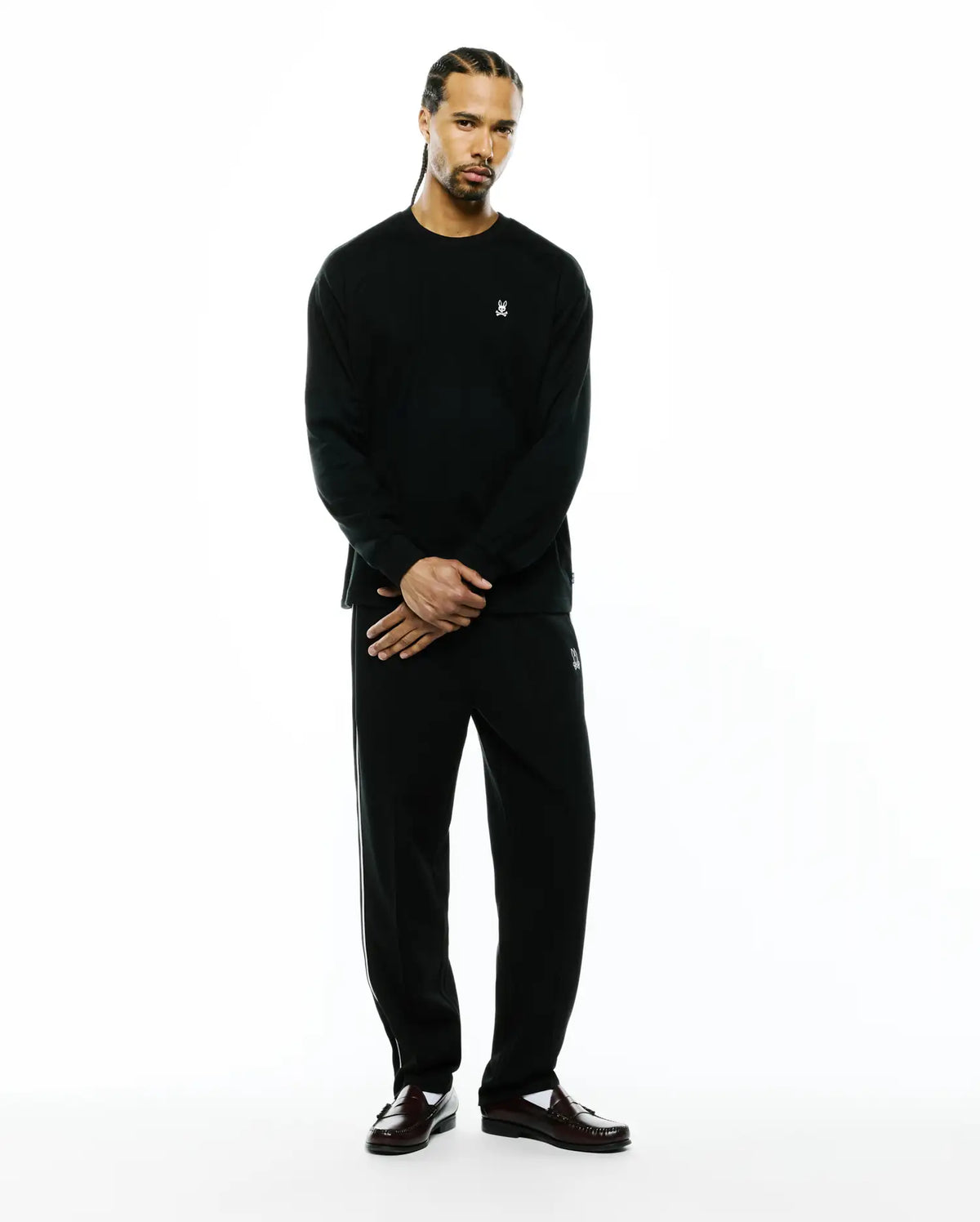 Premium MENS NORMAN LONG SLEEVE OVERSIZED FIT TEE