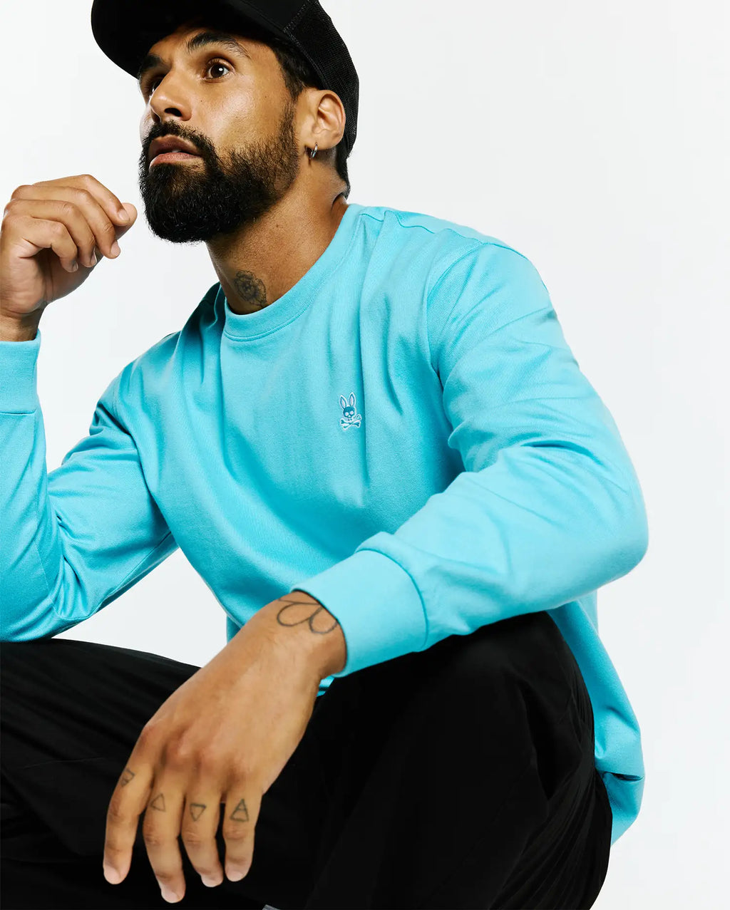 Premium MENS NORMAN LONG SLEEVE OVERSIZED FIT TEE