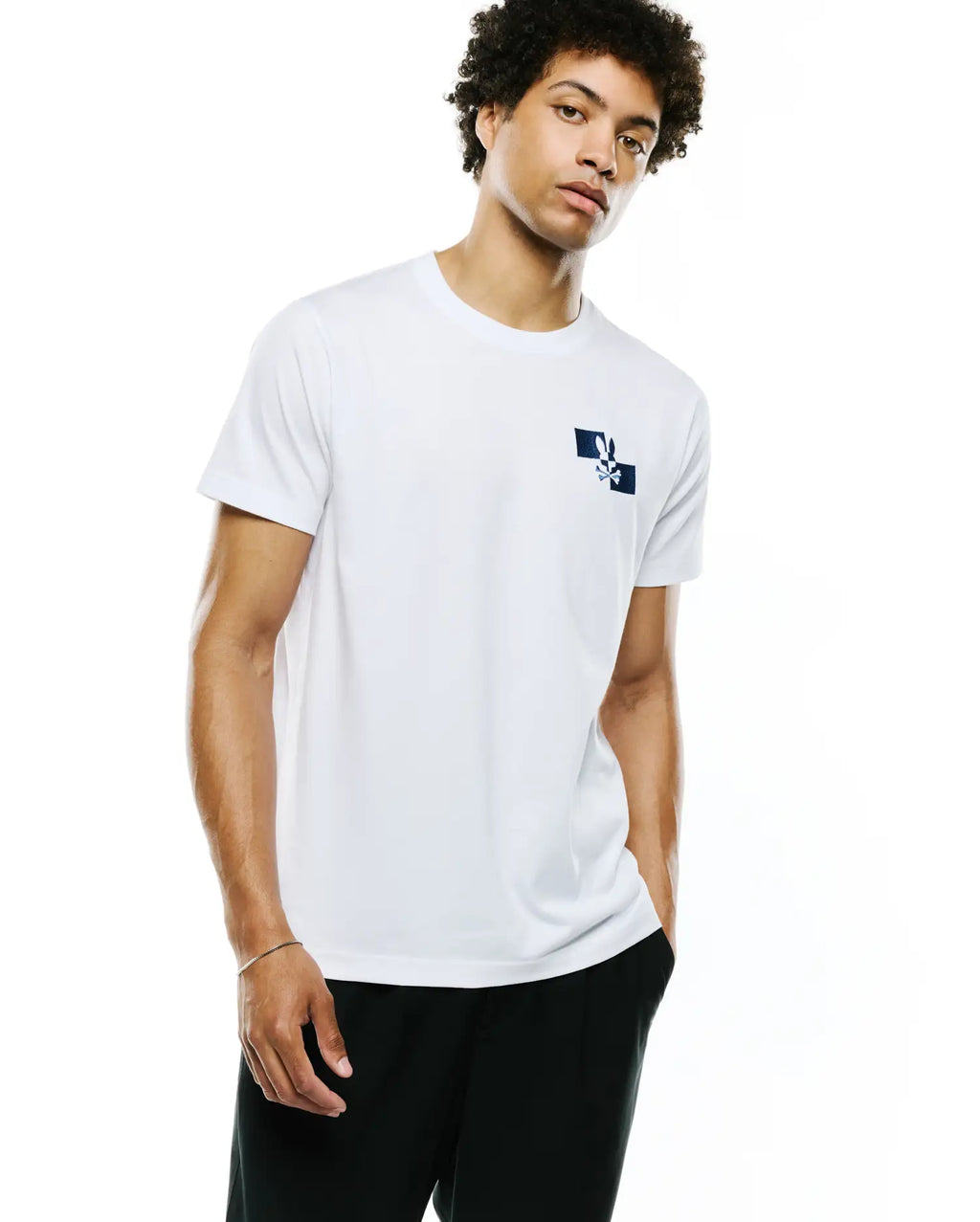 Premium MENS KNIGHT PIMA COTTON BACK GRAPHIC TEE