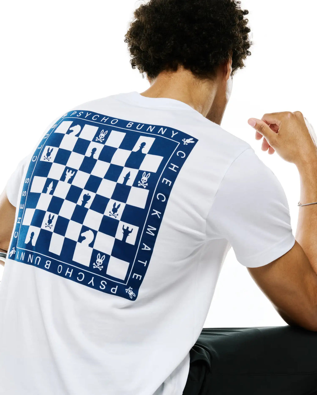 Premium MENS KNIGHT PIMA COTTON BACK GRAPHIC TEE